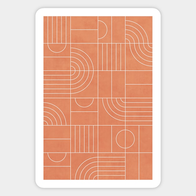 My Favorite Geometric Patterns No.23 - Coral Magnet by ZoltanRatko